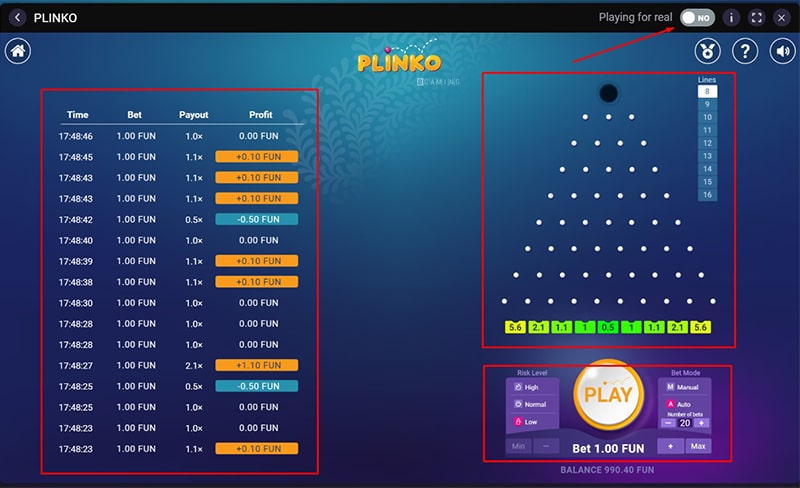 plinko bitcoin