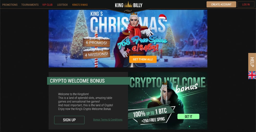 Kingbilly offshore bitcoin casino