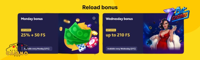 7bit reload bonus