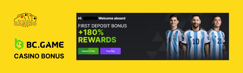 BC Game Deposit Bonus