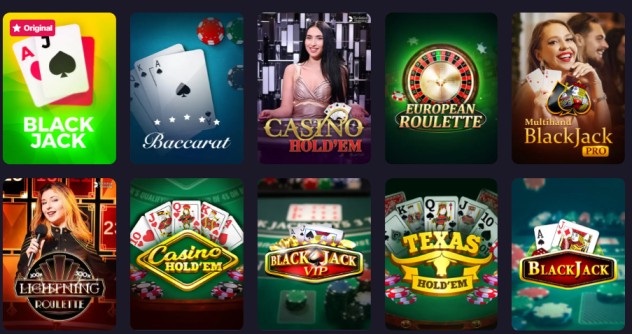 Bitstarz Table Games