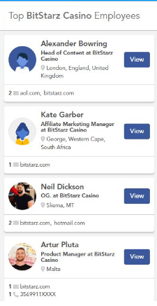 Bitstarz casino ownership details