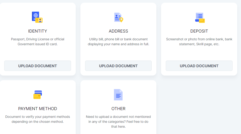Bitstarz casino verification documents