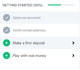 Bitstarz login process