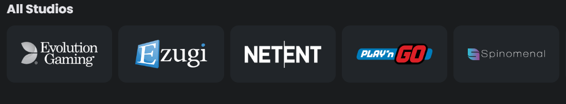 Cloudbet software providers