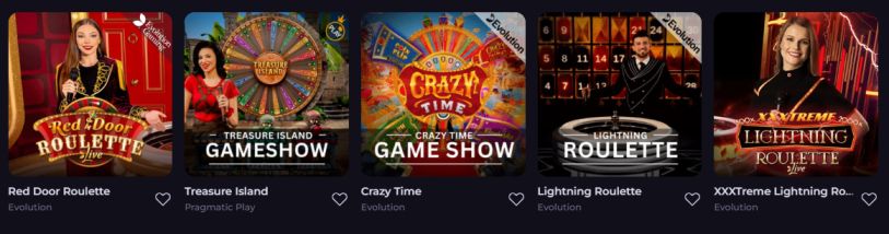 Cryptoleo Live dealer Games