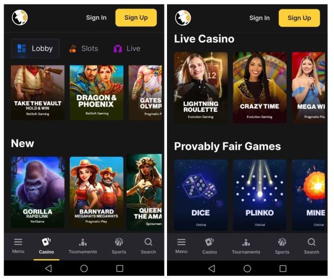 FortuneJack mobile casino (1)