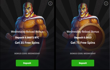 Mirax Wednesday Reload Bonus
