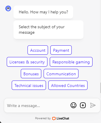 Mirax customer support
