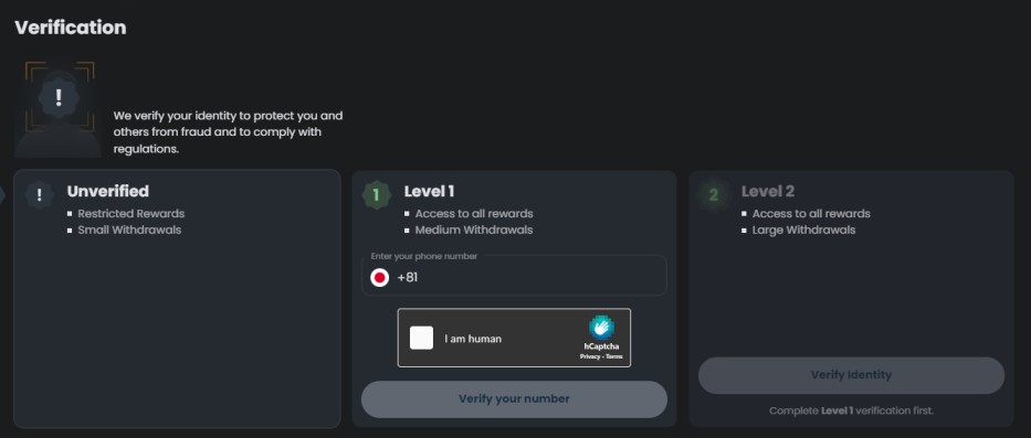 Verification Cloudbet 