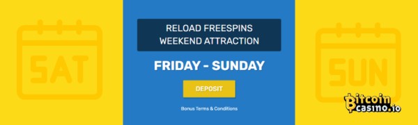 Bitcoincasino.io reload freespins
