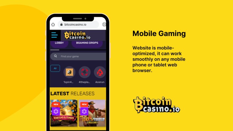Bitcoincasino.io app