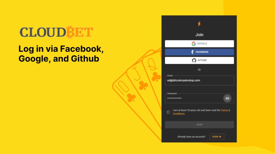 Cloudbet Login