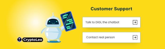 CryptoLeo Customer Support