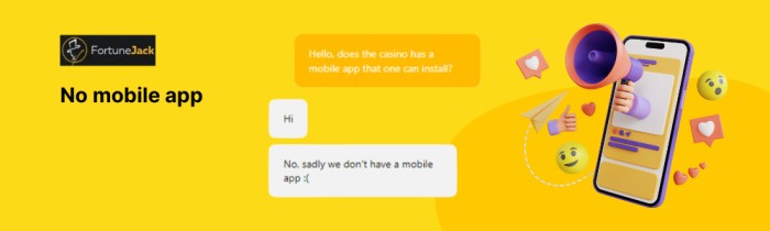 FortuneJack casino app