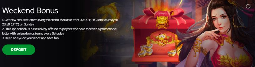 Katsubet Weekend Bonus