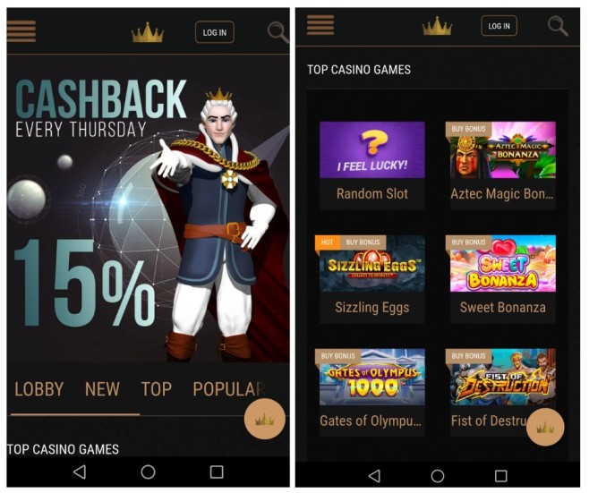 King Billy Mobile Casino 