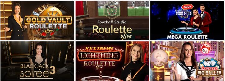 Live casino games