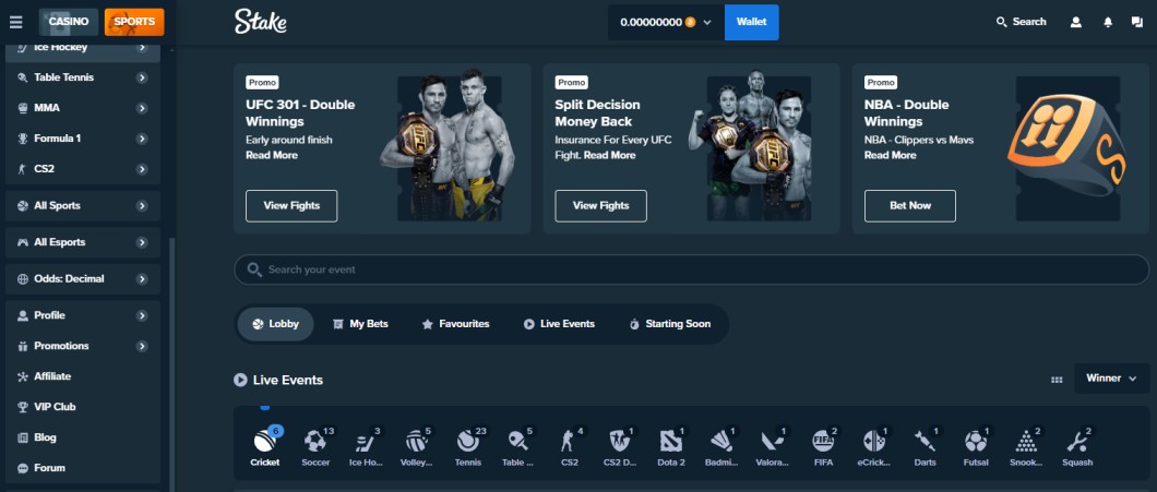 Stake Sportsbook Review