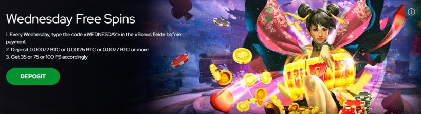 Wednesday Free Spins