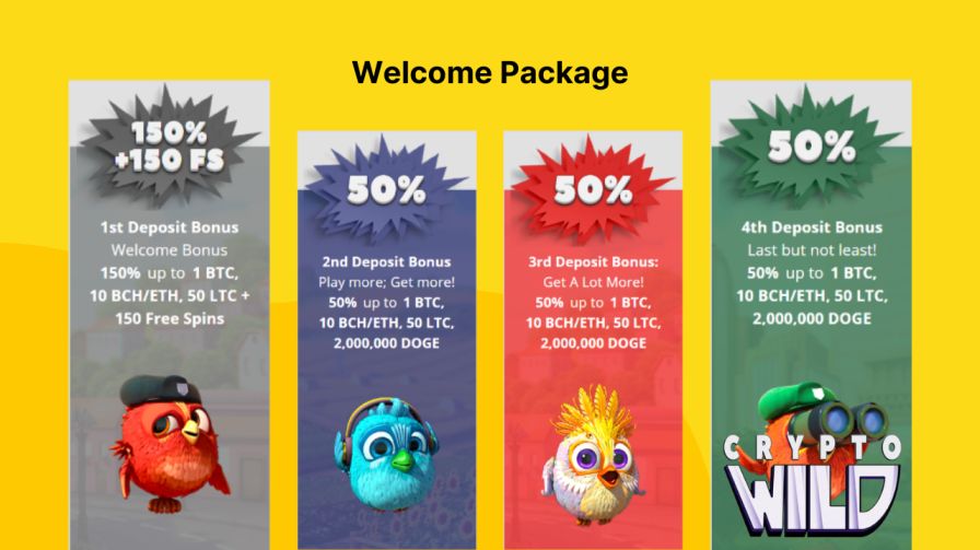 Cryptowild Sign up Bonus
