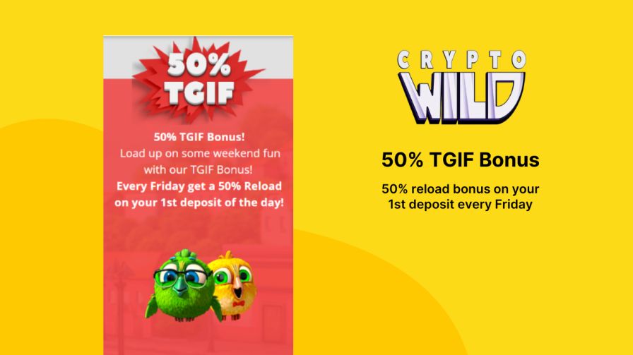 50% TGIF Bonus