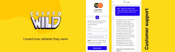 CryptoWild Customer Support