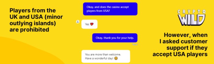 CryptoWild restricted countries