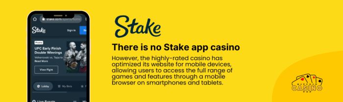 Stake app casino