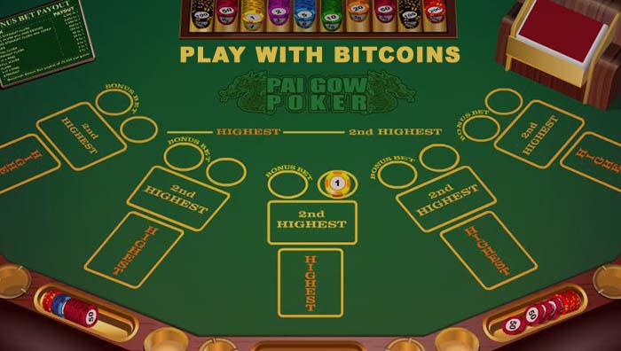 Play Pai Gow Poker online with BTC